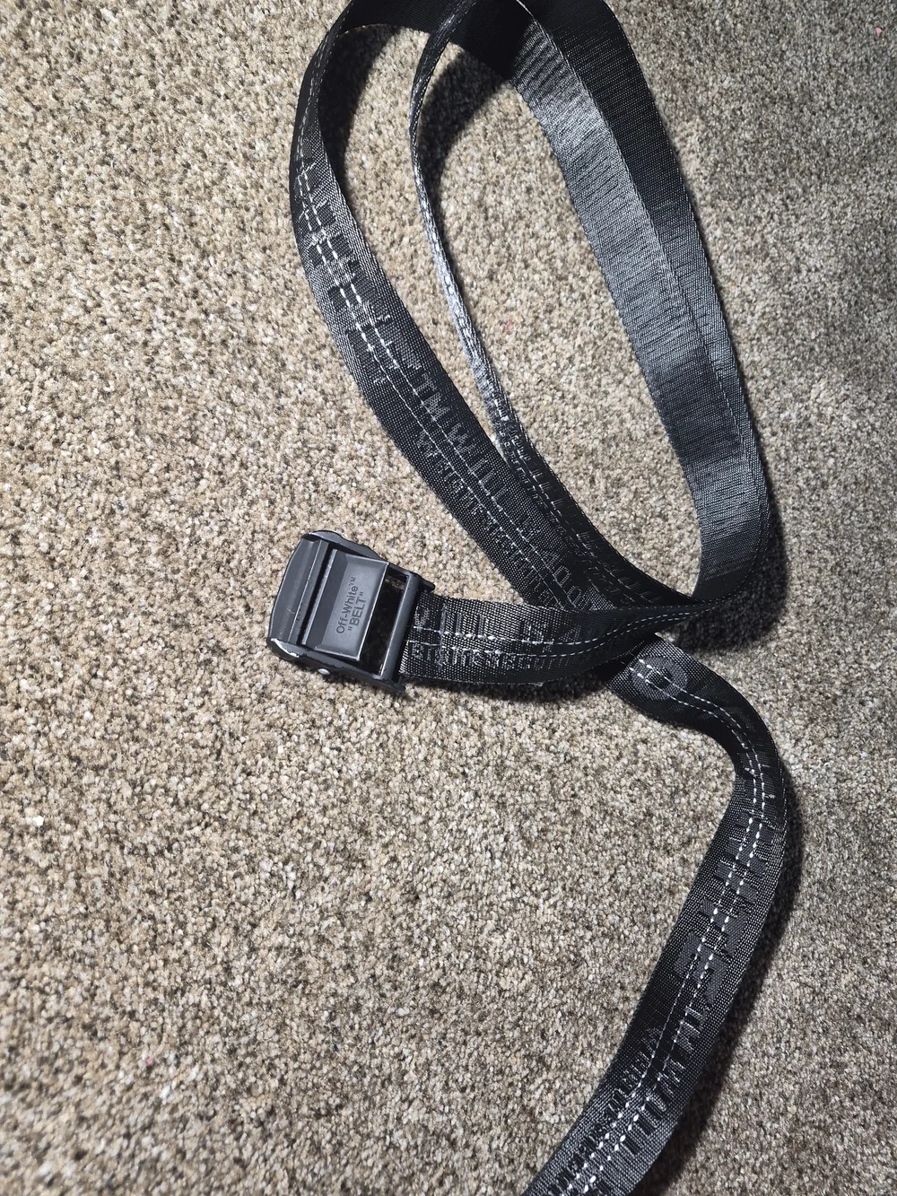 Off-White Black Belt
